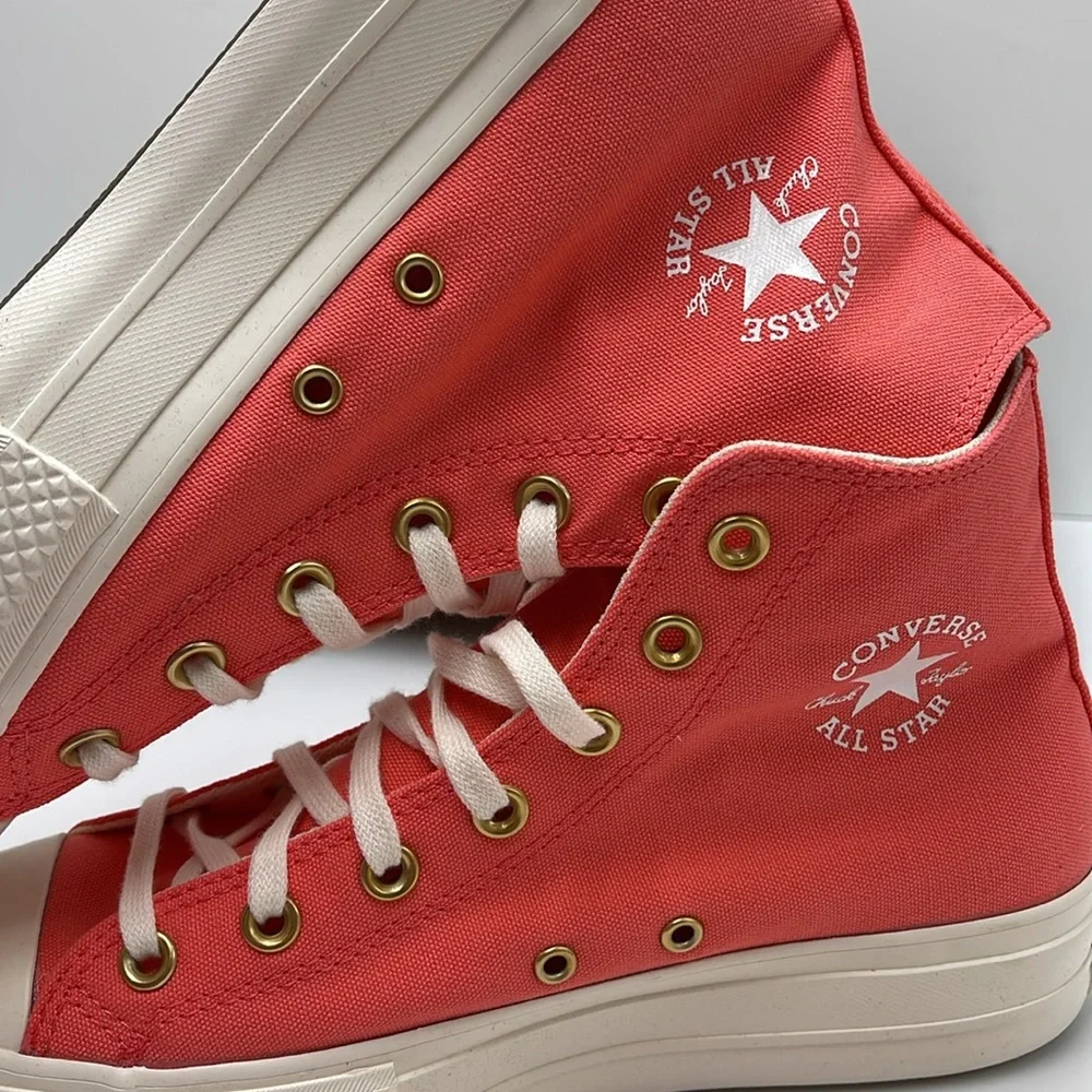 Converse WMNS CTAS LIFT HI WATERMELON SLUSHY/EGRET WHITE A09914F Platforms Snkrs